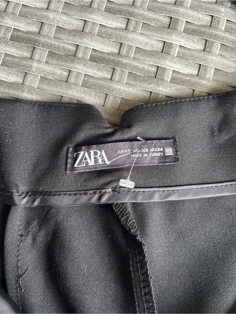 Zara Black Womens Dress Pants- Size XS - Picture 4 of 6